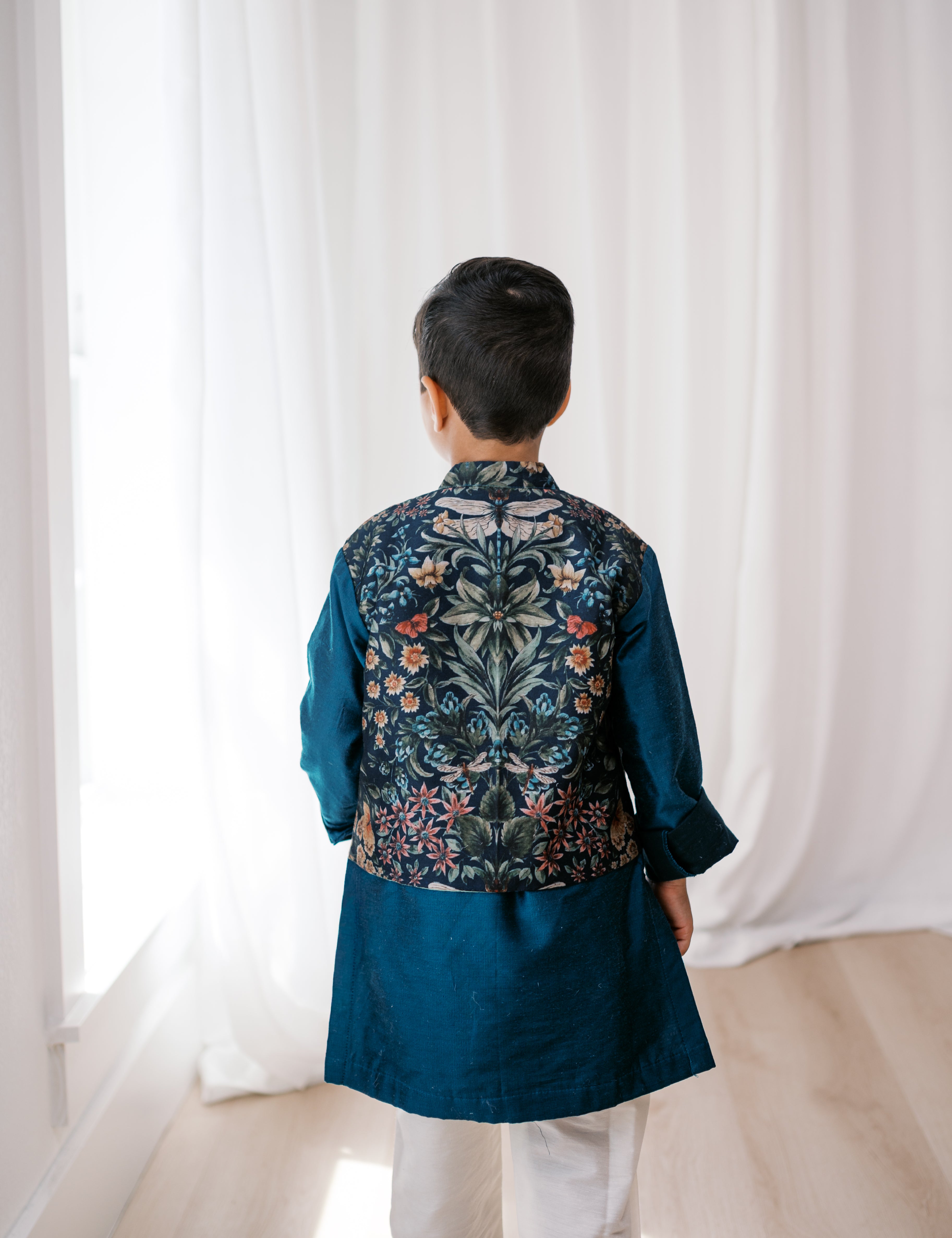 Shehzada Attached Jacket Kurta Set