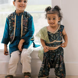 Shehzada Attached Jacket Kurta Set