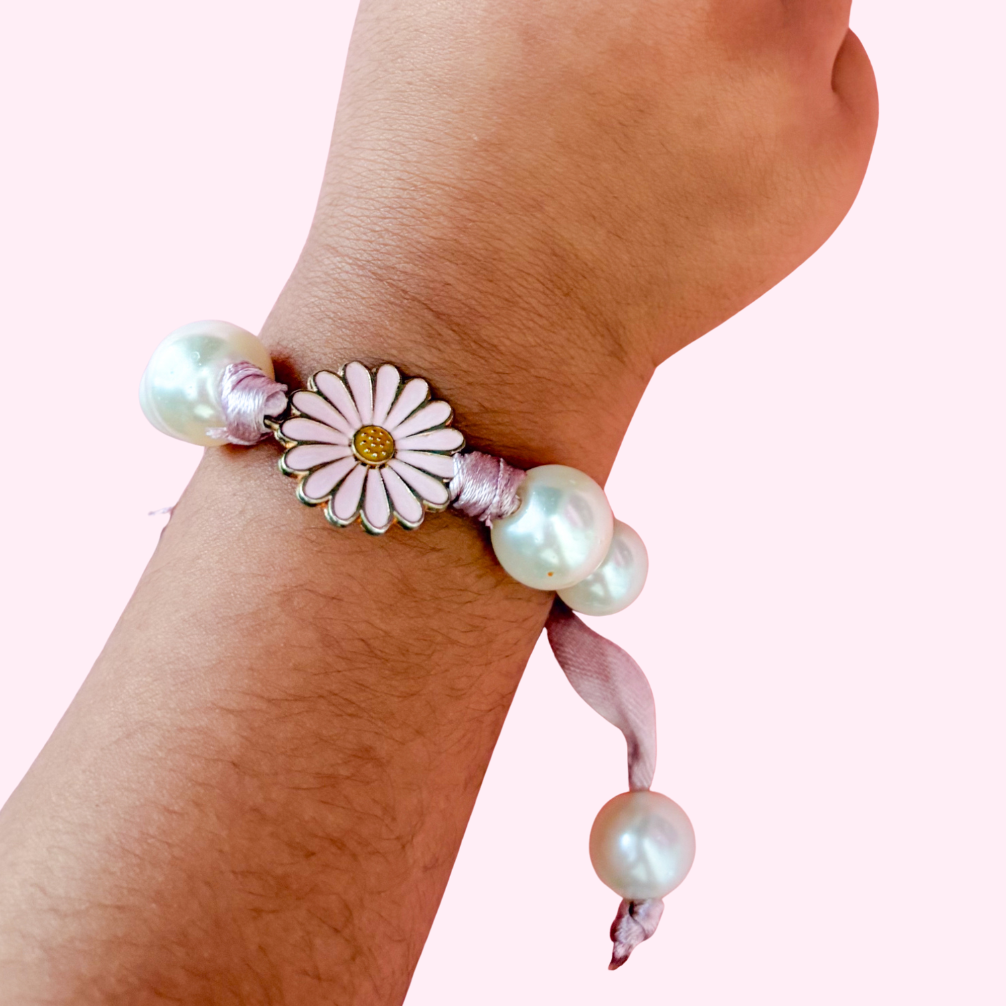 Flower Pearl Rakhi